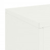 Stojak na rośliny 2 pcs Biały 24 x 24 x 35 cm Stal