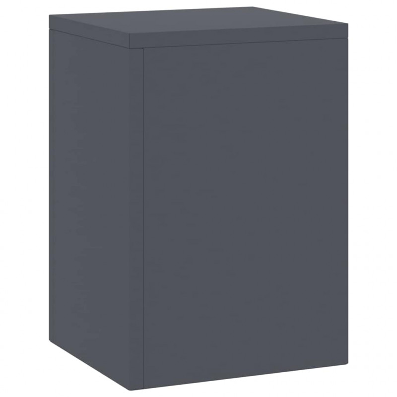 Stojak na rośliny 2 pcs Antracyt 24 x 24 x 35 cm Stal