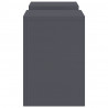 Stojak na rośliny 2 pcs Antracyt 24 x 24 x 35 cm Stal