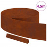 Krawężnik do trawnika Rdzawy 450 x 0.05 x 15 cm