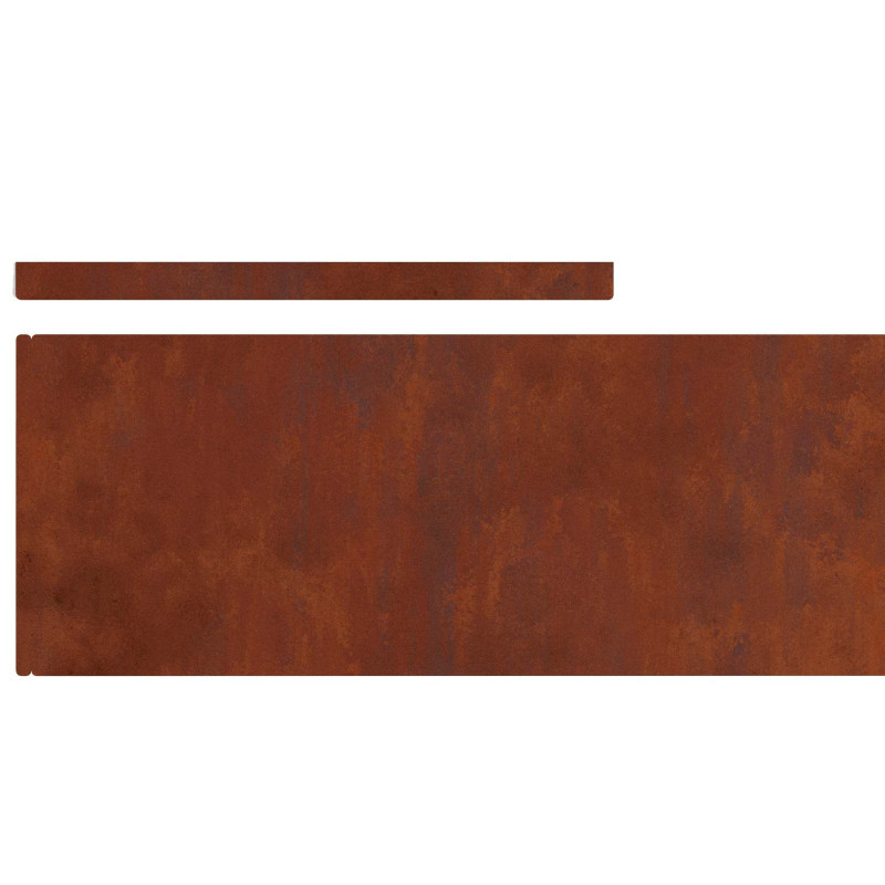Krawężnik do trawnika Rdzawy 450 x 0.05 x 15 cm