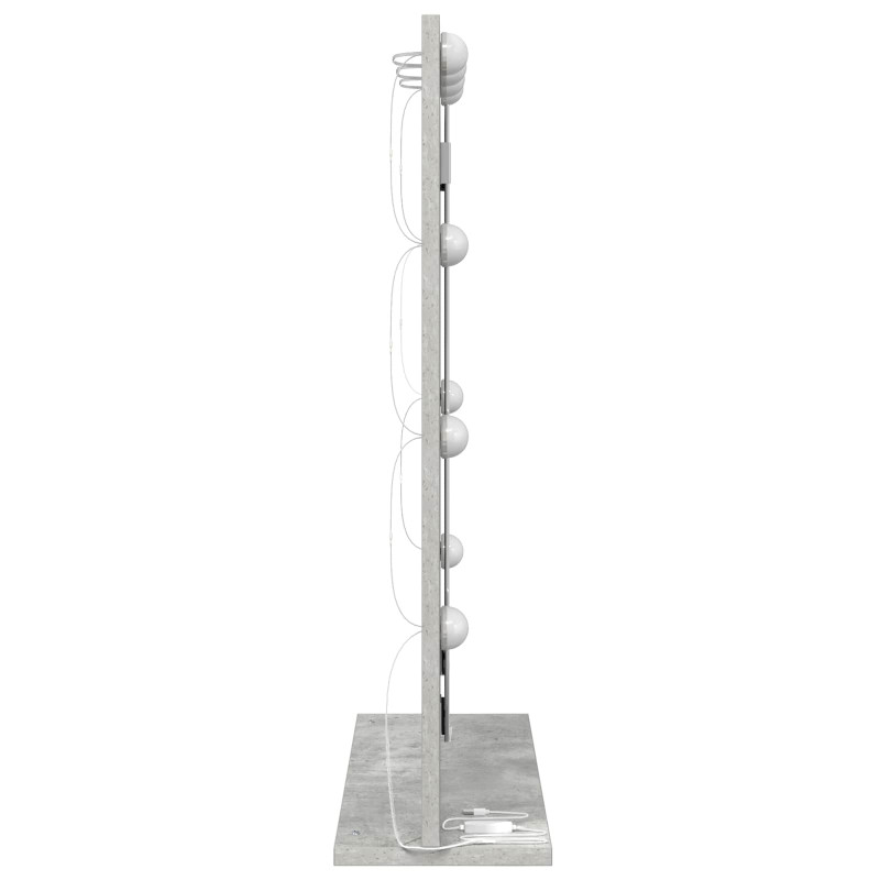 Lustro toaletowe Prostokątny Betonowy szary 70 x 50 x 18 cm