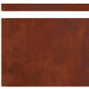 Krawężnik do trawnika Rdzawy 450 x 0.05 x 15 cm