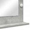 Lustro toaletowe Prostokątny Betonowy szary 70 x 50 x 18 cm