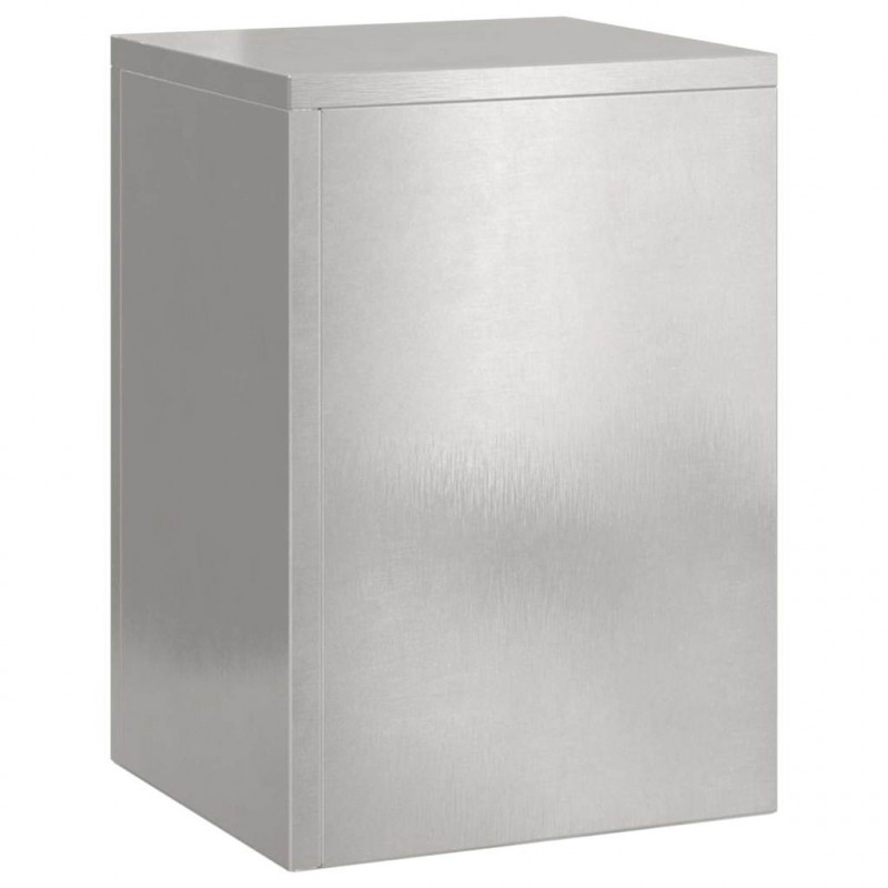 Stojak na rośliny 2 pcs Srebrny 24 x 24 x 35 cm stal nierdzewna