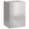 Stojak na rośliny 2 pcs Srebrny 24 x 24 x 35 cm stal nierdzewna