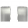Stojak na rośliny 2 pcs Srebrny 24 x 24 x 35 cm
