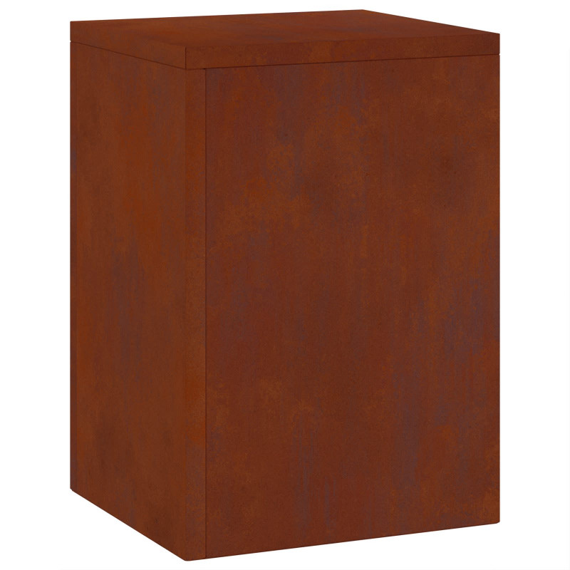 Stojak na rośliny 2 pcs Rdzawy 24 x 24 x 35 cm