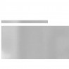 Krawężnik do trawnika Srebrny 450 x 0.05 x 15 cm