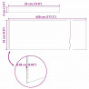 Krawężnik do trawnika 4 pcs Srebrny 450 x 0.05 x 15 cm