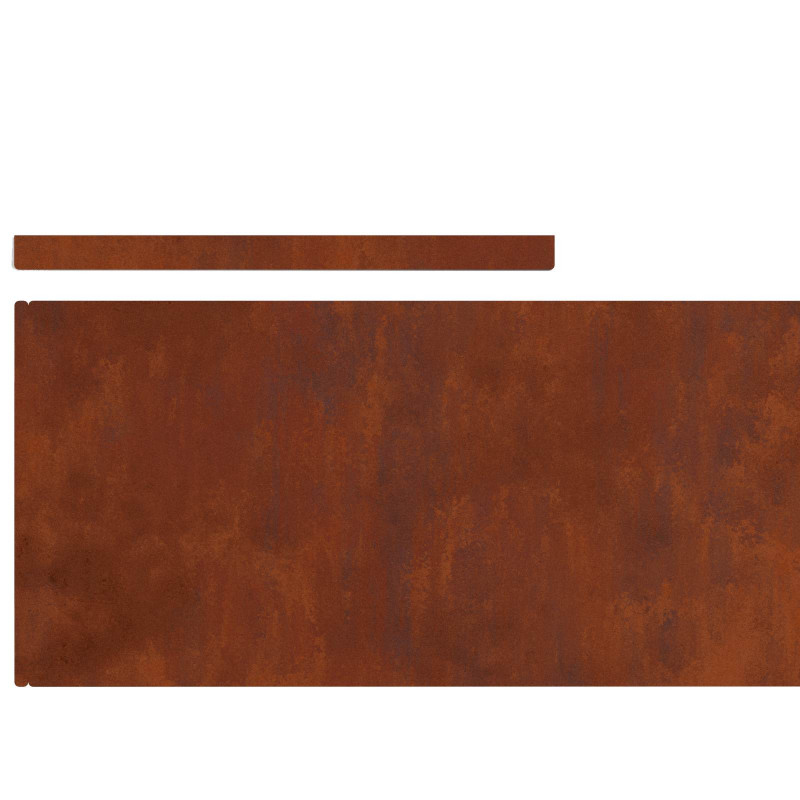 Krawężnik do trawnika Rdzawy 450 x 0.05 x 15 cm