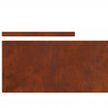 Krawężnik do trawnika Rdzawy 450 x 0.05 x 15 cm