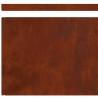 Krawężnik do trawnika Rdzawy 450 x 0.05 x 15 cm
