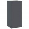 Stojak na rośliny 2 pcs Antracyt 24 x 24 x 55 cm Stal