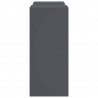 Stojak na rośliny 2 pcs Antracyt 24 x 24 x 55 cm Stal