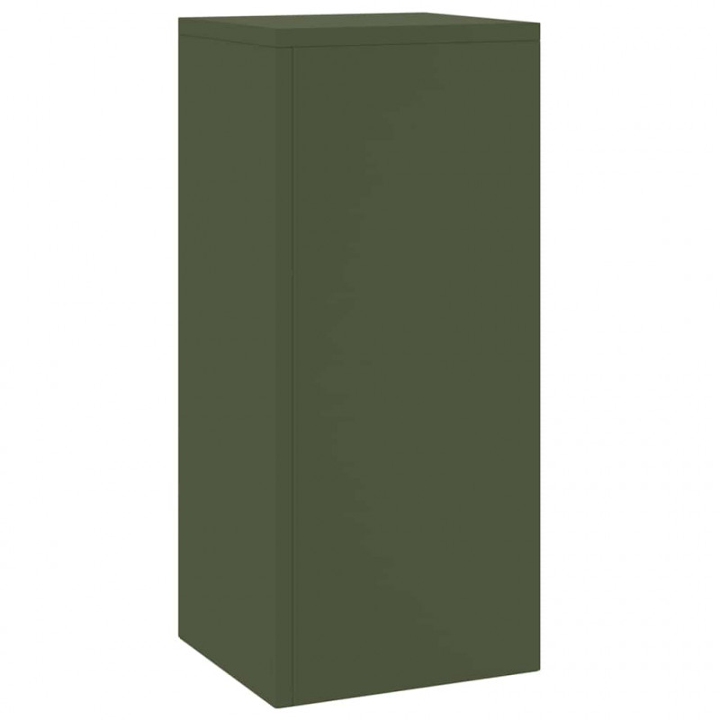 Stojak na rośliny 2 pcs oliwkowy 24 x 24 x 55 cm Stal