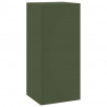 Stojak na rośliny 2 pcs oliwkowy 24 x 24 x 55 cm Stal
