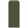 Stojak na rośliny 2 pcs oliwkowy 24 x 24 x 55 cm Stal