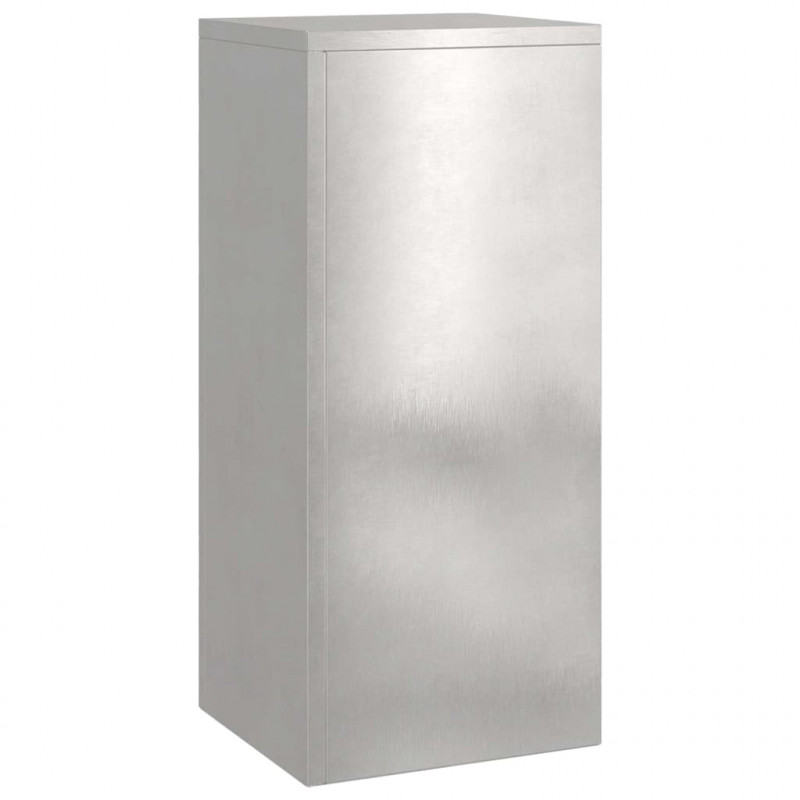 Stojak na rośliny 2 pcs Srebrny 24 x 24 x 55 cm stal nierdzewna