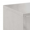 Stojak na rośliny 2 pcs Srebrny 24 x 24 x 55 cm stal nierdzewna