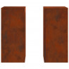 Stojak na rośliny 2 pcs Rdzawy 24 x 24 x 55 cm
