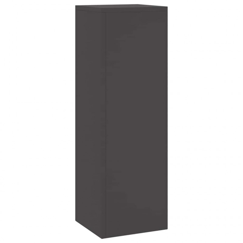 Stojak na rośliny 2 pcs Czarny 24 x 24 x 75 cm Stal