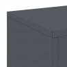 Stojak na rośliny 2 pcs Antracyt 24 x 24 x 75 cm Stal