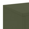 Stojak na rośliny 2 pcs oliwkowy 24 x 24 x 75 cm Stal