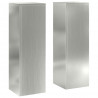 Stojak na rośliny 2 pcs Srebrny 24 x 24 x 75 cm