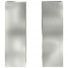 Stojak na rośliny 2 pcs Srebrny 24 x 24 x 75 cm
