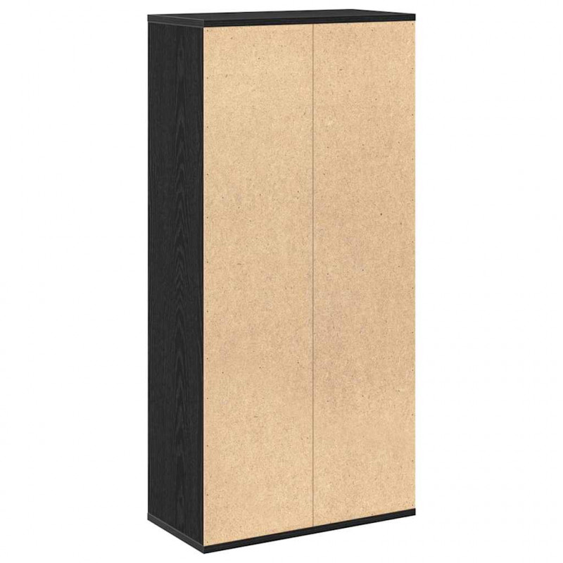 Półka na książki Czarny Dąb 50 x 25 x 102 cm