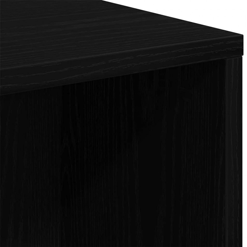 Półka na książki Czarny Dąb 50 x 25 x 102 cm