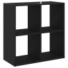 Regał Czarny dąb 68,5 x 32 x 68,5 cm Materiał drewnopochodny