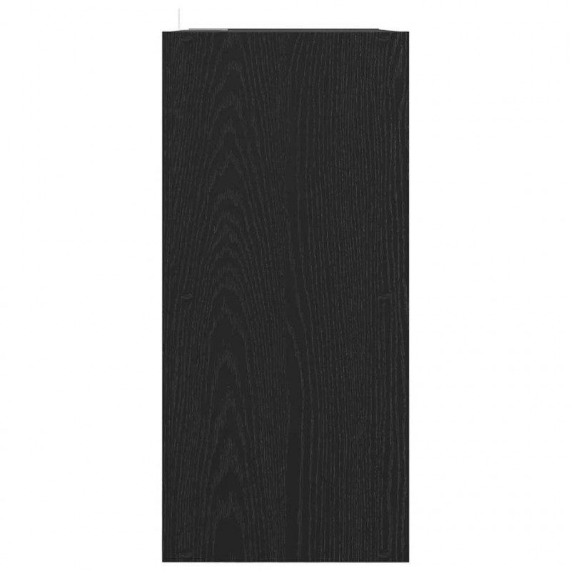Regał Czarny dąb 68,5 x 32 x 68,5 cm Materiał drewnopochodny