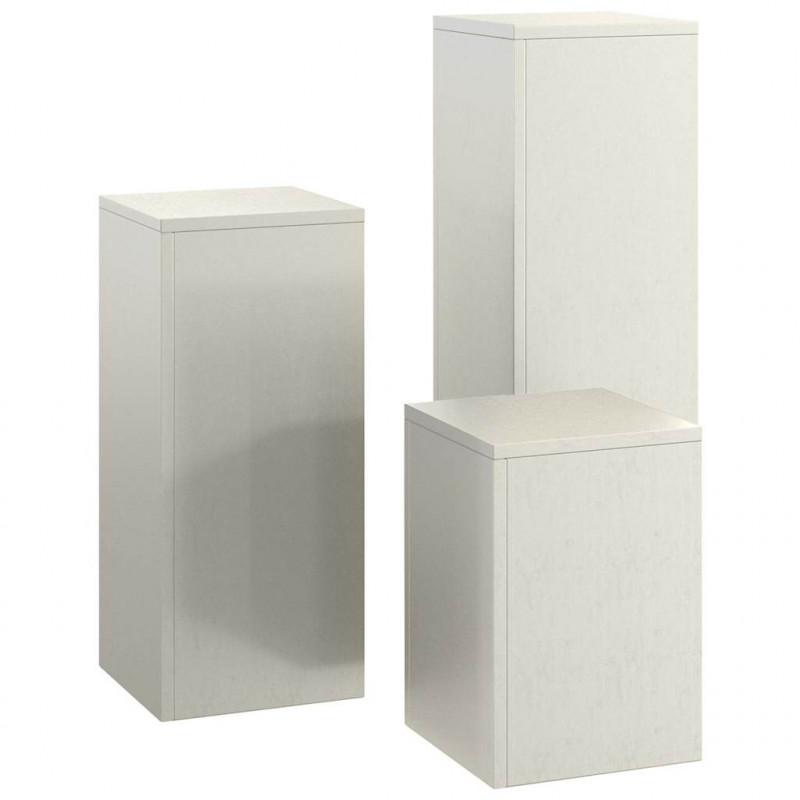 Stojak na rośliny 3 pcs Rdzawy