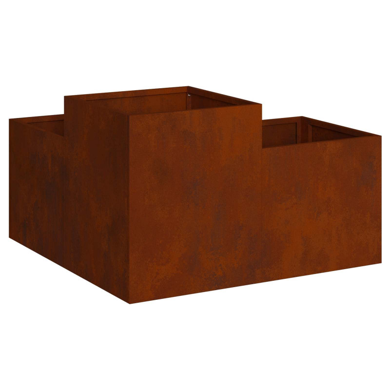 Doniczka ogrodowa Rdzawy 80 x 80 x 48 cm