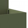 Doniczka ogrodowa oliwkowy 100 x 100 x 48 cm Stal