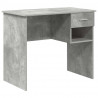 Biurko Betonowy szary 90 x 49 x 75 cm Materiał drewnopochodny