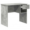 Biurko Betonowy szary 90 x 49 x 75 cm Materiał drewnopochodny