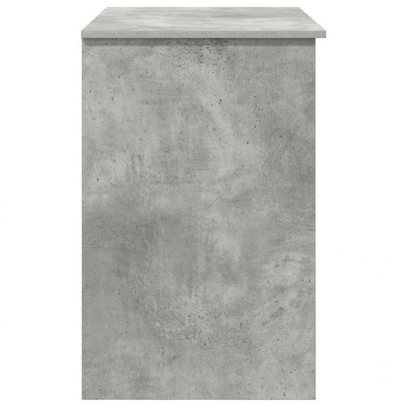 Biurko Betonowy szary 90 x 49 x 75 cm Materiał drewnopochodny