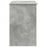 Biurko Betonowy szary 90 x 49 x 75 cm Materiał drewnopochodny