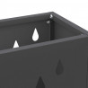 Stojak na parasol Czarny 28 x 12 x 41 cm Stal