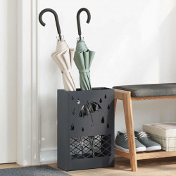 Stojak na parasol Antracyt 28 x 12 x 41 cm Stal