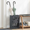 Stojak na parasol Antracyt 28 x 12 x 41 cm Stal