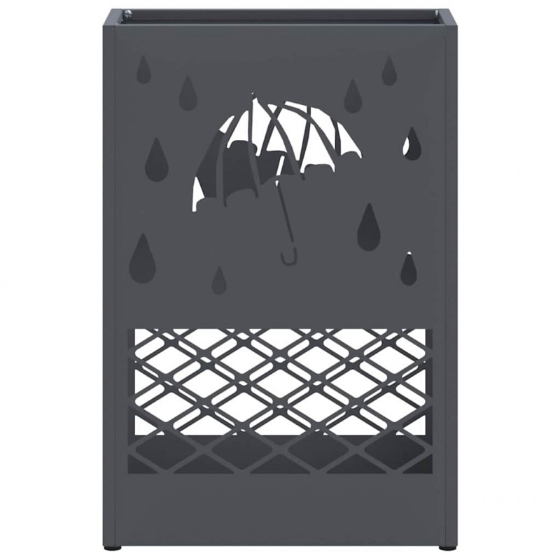 Stojak na parasol Antracyt 28 x 12 x 41 cm Stal