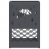 Stojak na parasol Antracyt 28 x 12 x 41 cm Stal
