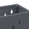 Stojak na parasol Antracyt 28 x 12 x 41 cm Stal