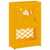Stojak na parasol musztardowo żółty 28 x 12 x 41 cm Stal