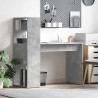 Biurko Betonowy szary 113 x 54 x 120 cm Materiał drewnopochodny