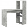 Biurko Betonowy szary 113 x 54 x 120 cm Materiał drewnopochodny